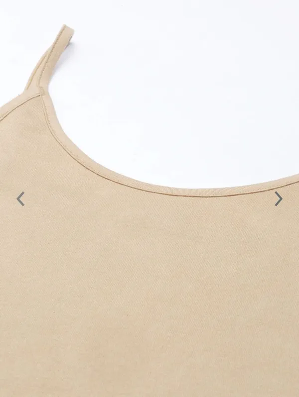 Beige_Cotton_Round_Neck_Solid_Camisole_for_women