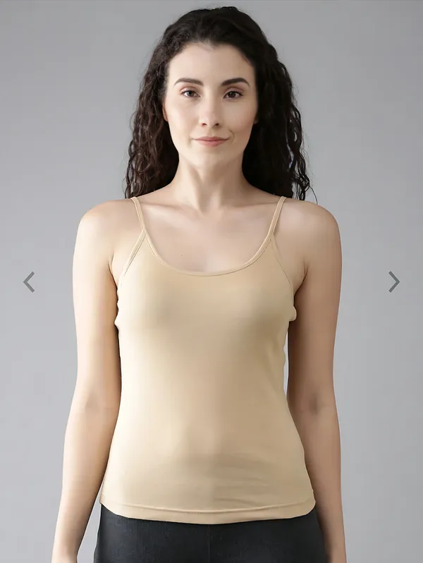 Beige_Cotton_Round_Neck_Solid_Camisole_for_women