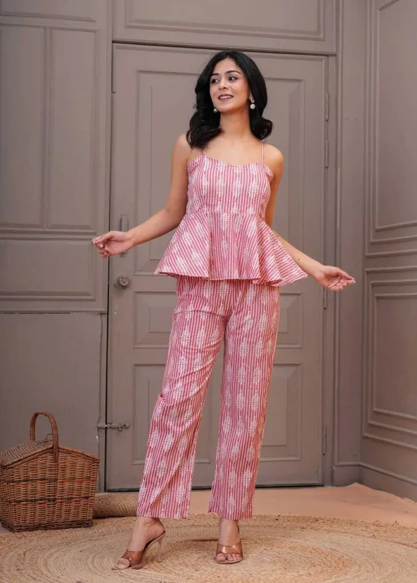 Pink_Pure_Cotton_Sleeveless_Printed_Co-Ord_Set_For_Women