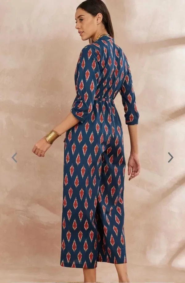 Dark_Blue_Rayon_Printed_Casual_Jumpsuit_For_Women