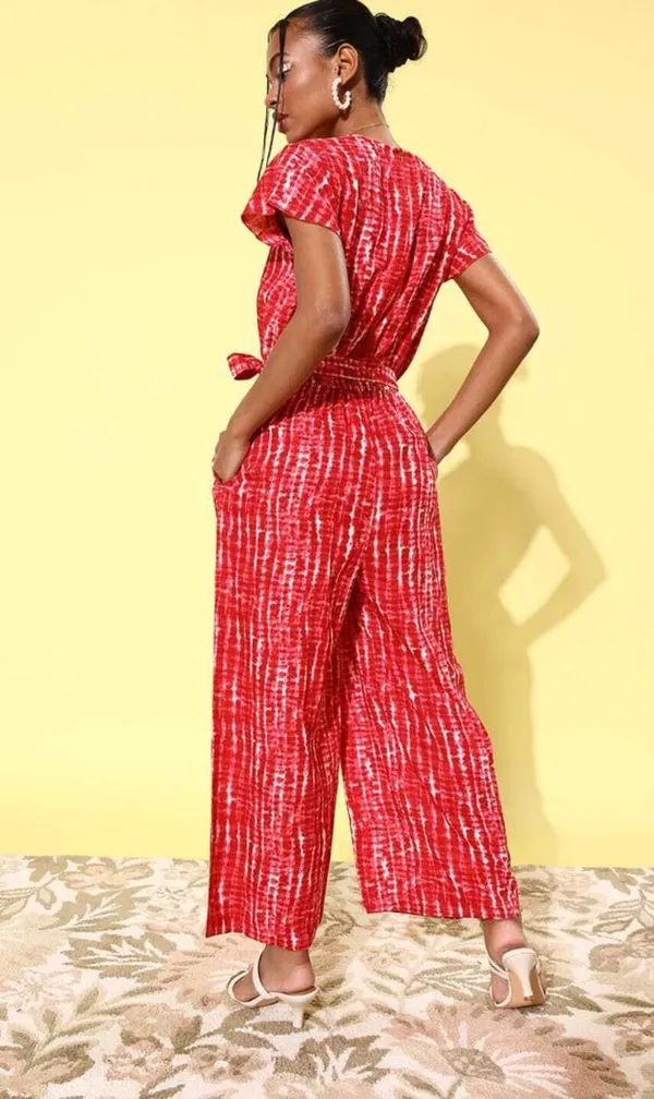 Red_Rayon_Dyed_Casual_Jumpsuit_For_Women