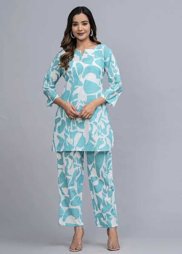 Blue_Rayon_Coord_Set_For_Women