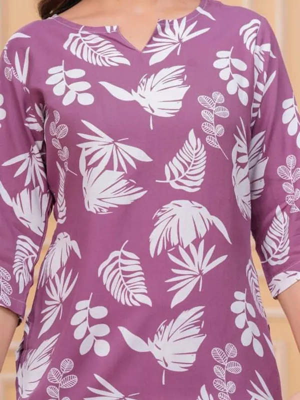 Purple_Rayon_Night_Suit_For_Women