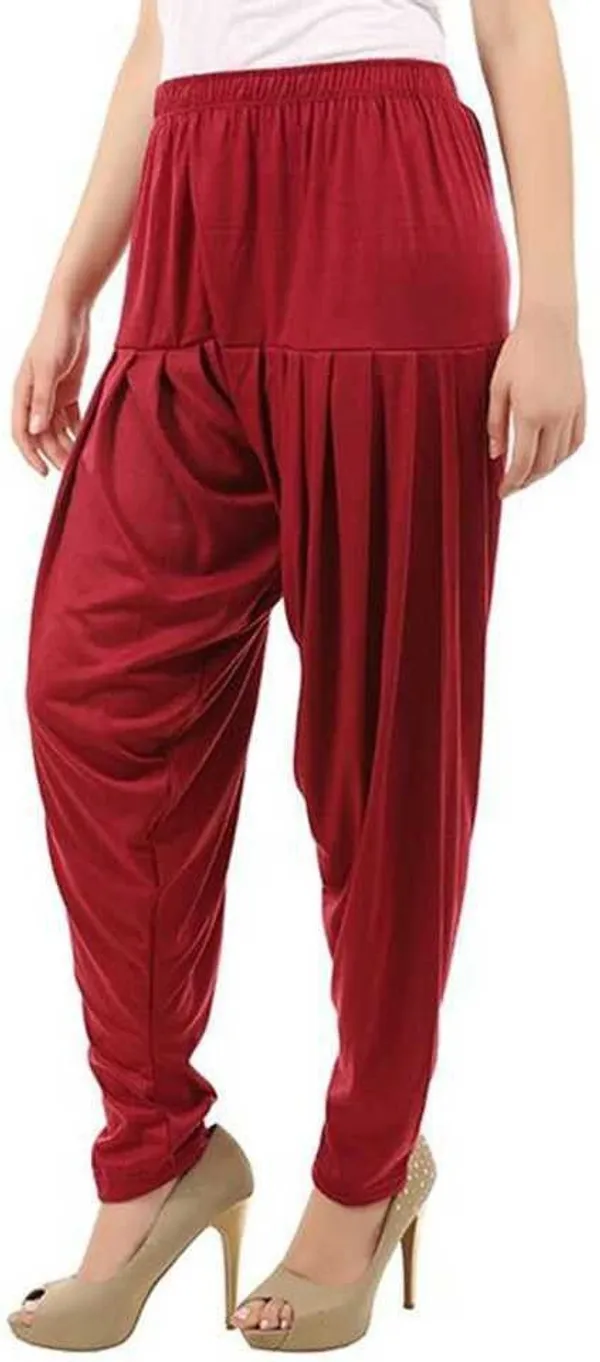Black,_Maroon_&_Beige_Polyester_Solid_Dhoti_Salwar_For_Women_&_Girls_(Pack_Of_3)