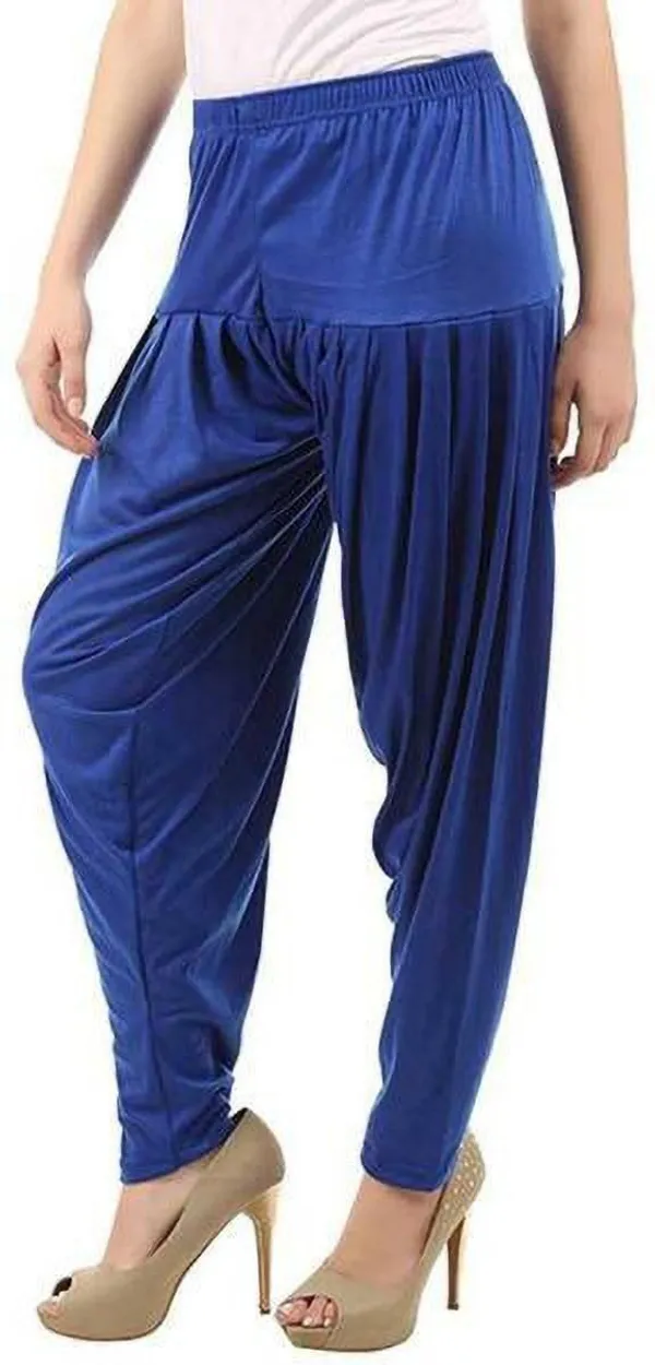 Blue,_Black_&_Maroon_Viscose_Rayon_Solid_Dhoti_Salwar_For_Women_&_Girls_(Pack_Of_3)