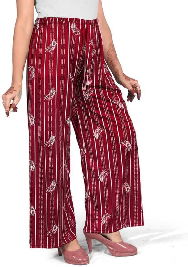 NOBEKA_Straight_Fit_Women_Purple_Trousers