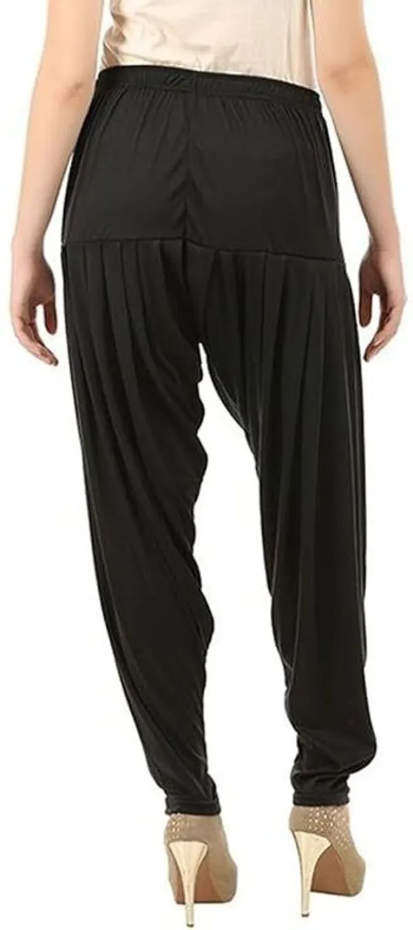 Black_Cotton_Solid_Dhoti_Salwar_For_Women_&_Girls