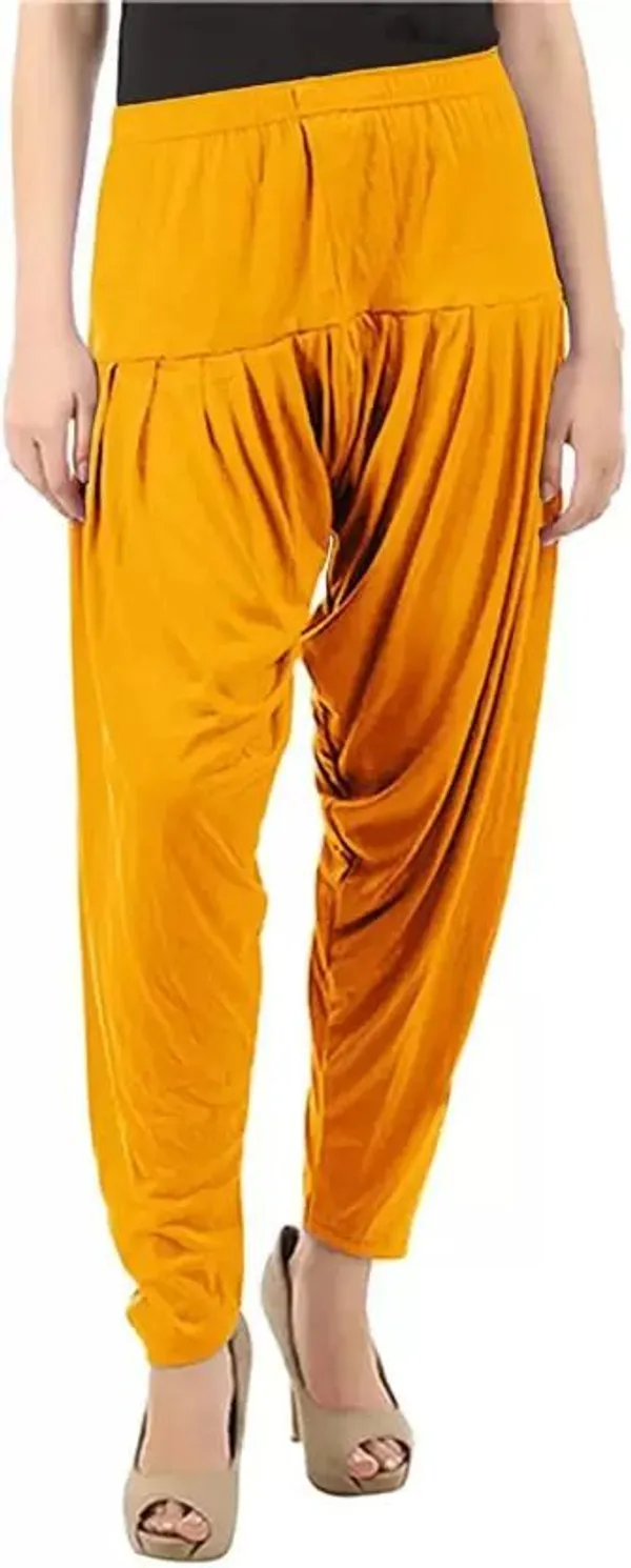 Yellow_Viscose_Rayon_Solid_Dhoti_Salwar_For_Women_&_Girls