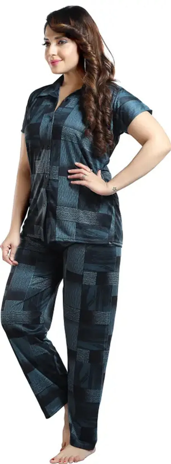 Women_Printed_Night_Suit_Set_(Shirt_&_Pyjama)