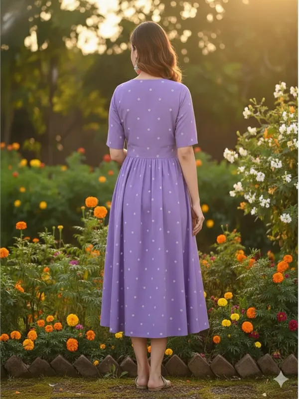 Purple_Trendy_Design_Viscose_Rayon_Printed_Front_Slit_Kurta_For_Women