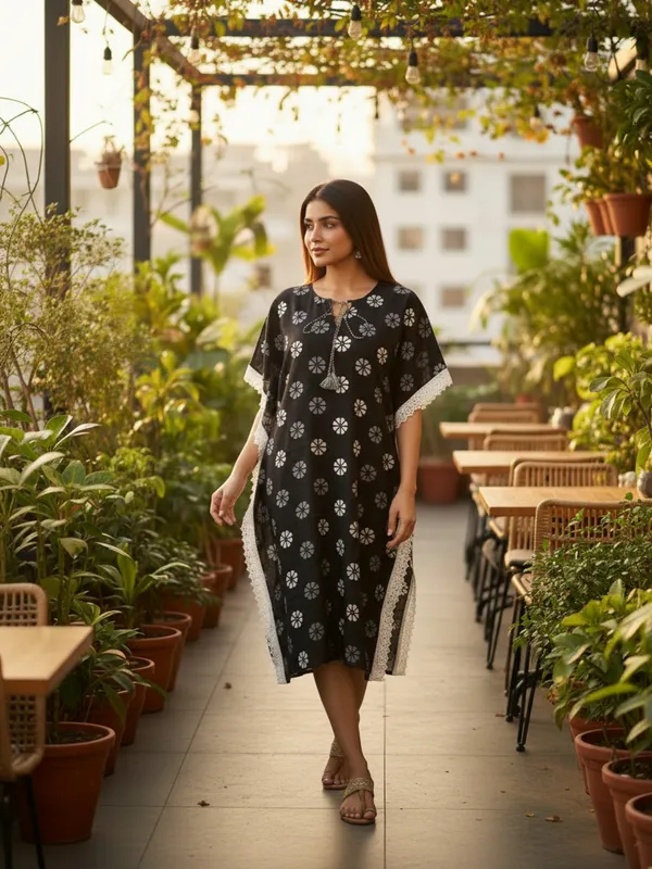 Black_Trendy_Design_Rayon_Printed_Kaftan_For_Women