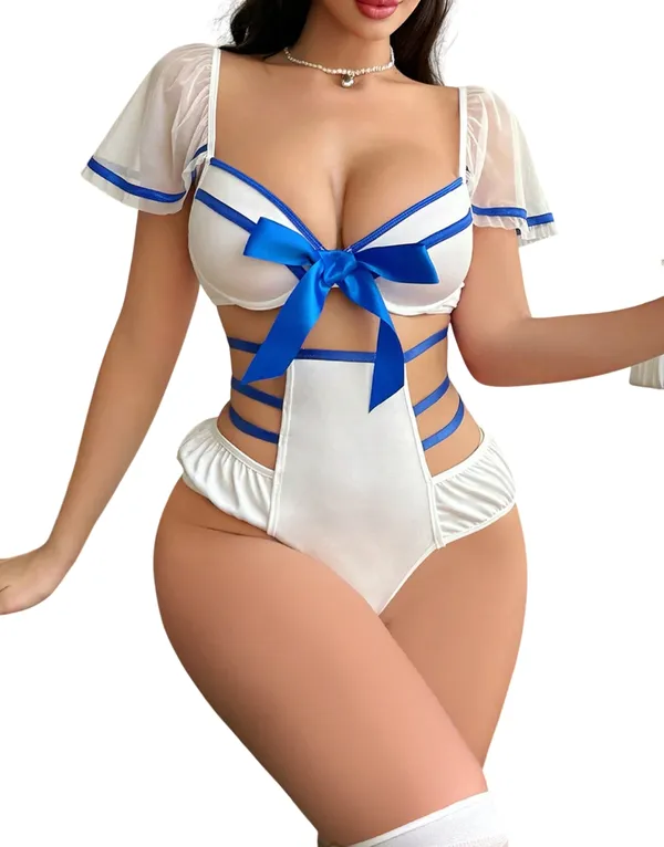 Sexy_Sailors_Uniform_Adult__Cosplay_White_Blue_Erotic_Mature_Women_Sexy_Lingerie