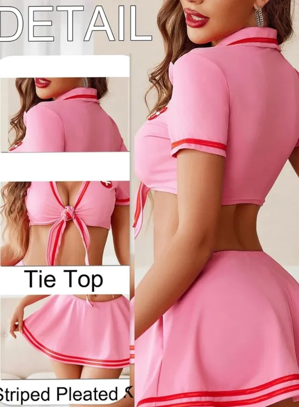 Roleplay_Costume_Sexy_Nurse_Lingerie_for_Women_Lingerie_Set_Nurse_Cosplay_Outfits_with_Tie_Top_and_Mini_Pleated_Skirt_Set