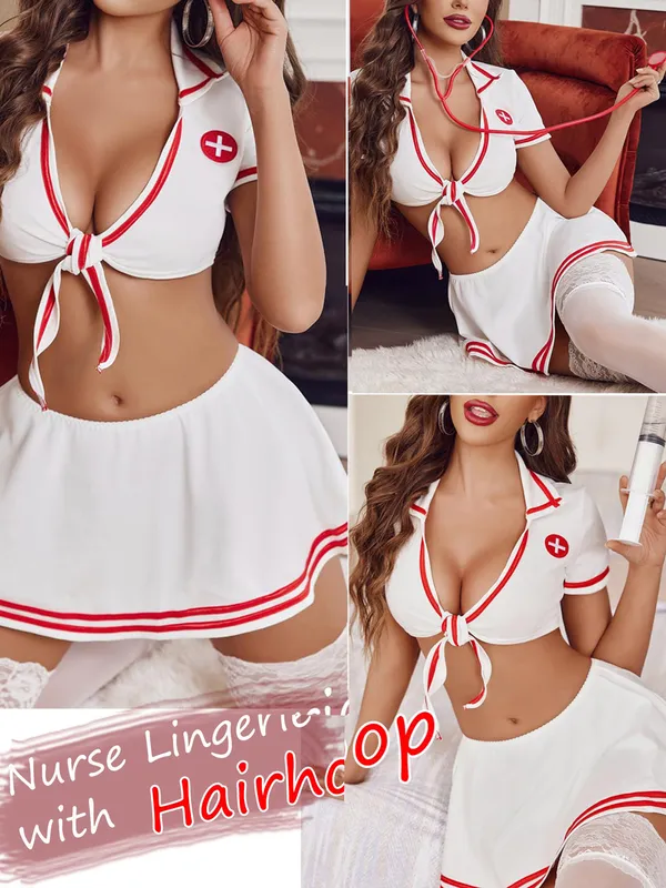 Roleplay_Costume_Sexy_Nurse_Lingerie_for_Women_Lingerie_Set_Nurse_Cosplay_Outfits_with_Tie_Top_and_Mini_Pleated_Skirt_Set