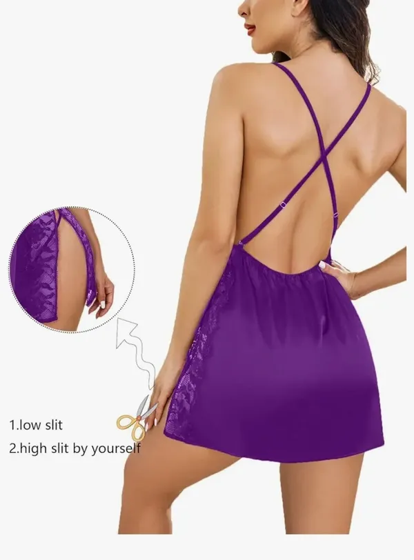 Purple_Satin_Blend_Self_Design_Babydoll_For_Women