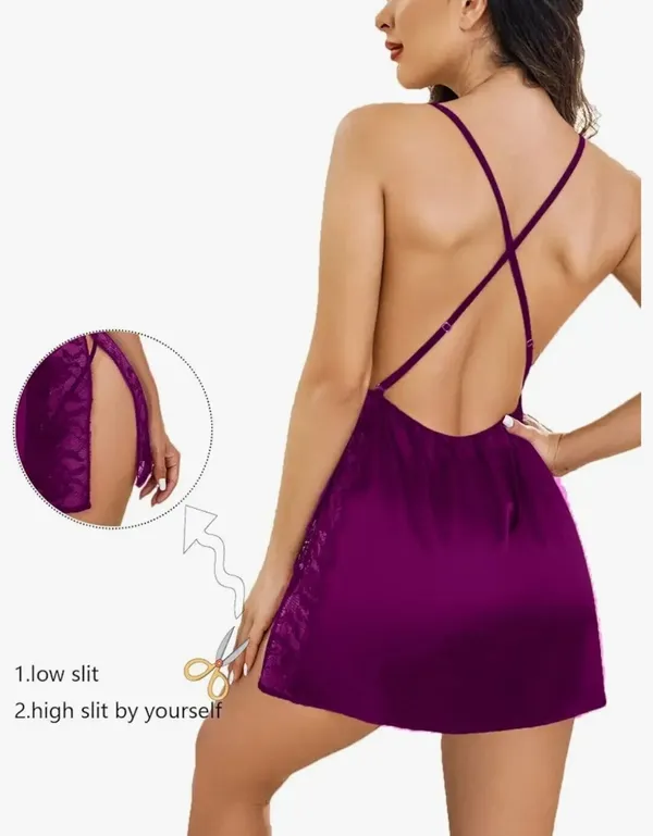 Purple_Satin_Blend_Self_Design_Babydoll_For_Women