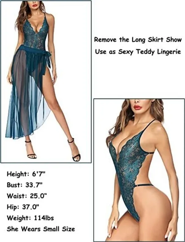 Blue_Net_Self_Design_Babydoll_For_Women