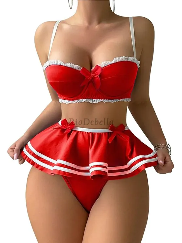 Sexy_Women_Sailor-Inspired_Lingerie_Set,_3-Piece_Outfit_with_Lace_Trim_Bra,_Mini_Skirt_&_Matching_Panty,_Cute_Cosplay_Nightwear,_Women_Baby_Doll_Dress_for_Honeymoon