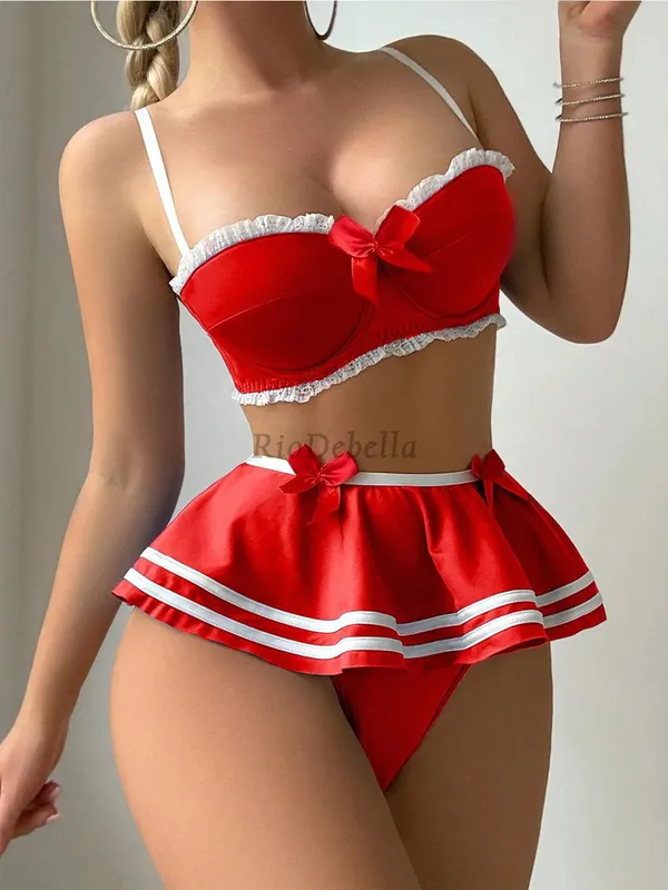 Sexy_Women_Sailor-Inspired_Lingerie_Set,_3-Piece_Outfit_with_Lace_Trim_Bra,_Mini_Skirt_&_Matching_Panty,_Cute_Cosplay_Nightwear,_Women_Baby_Doll_Dress_for_Honeymoon