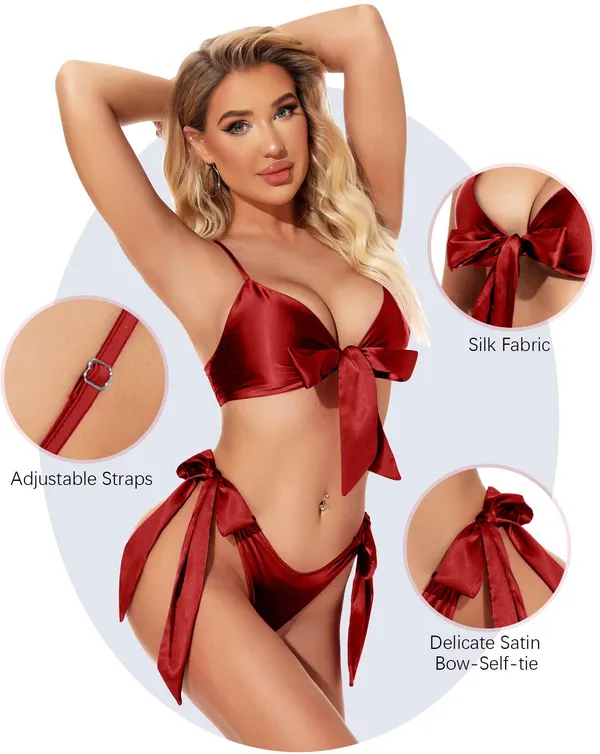 Maroon_Silk_Blend_Satin_Blend_Self_Design_Babydoll_For_Women