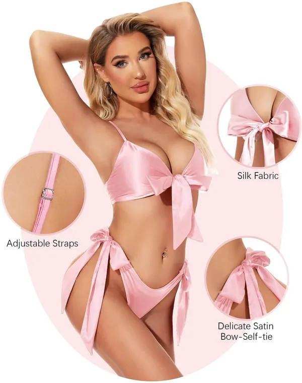 Pink_Silk_Blend_Satin_Blend_Self_Design_Babydoll_For_Women