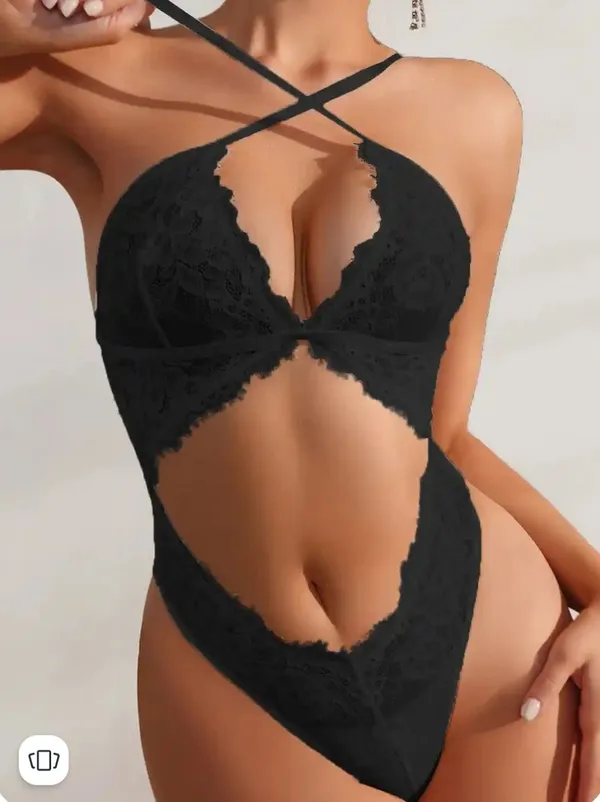 Black_Polyester_Self_Design_Babydoll_For_Women