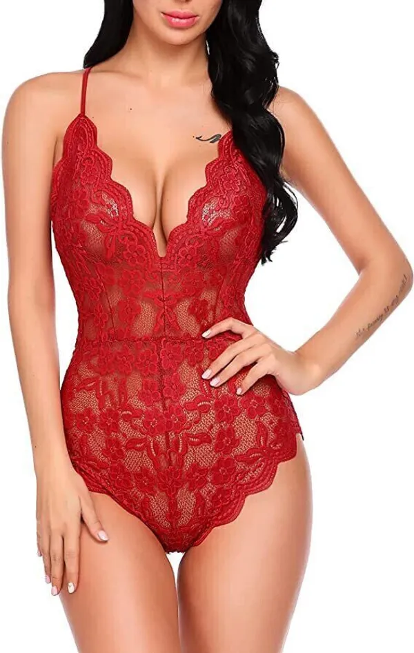 Red_Net_Self_Design_Babydoll_For_Women