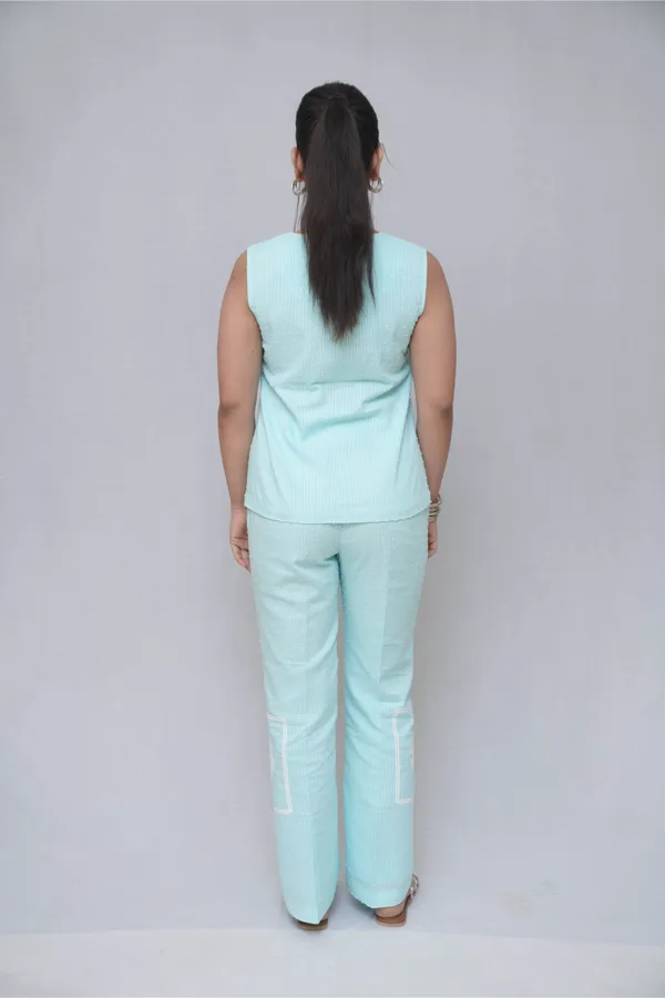Electric_Blue_Cotton_Co-Ord_Set_For_Women