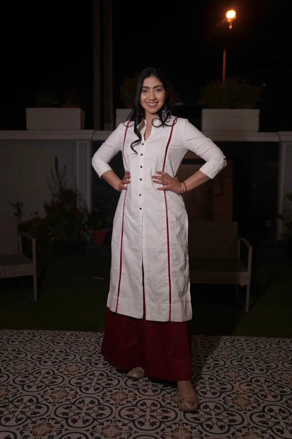 White_&_Red_Hakuba_Cotton_Kurta_And_Palazzo_Set_For_Women