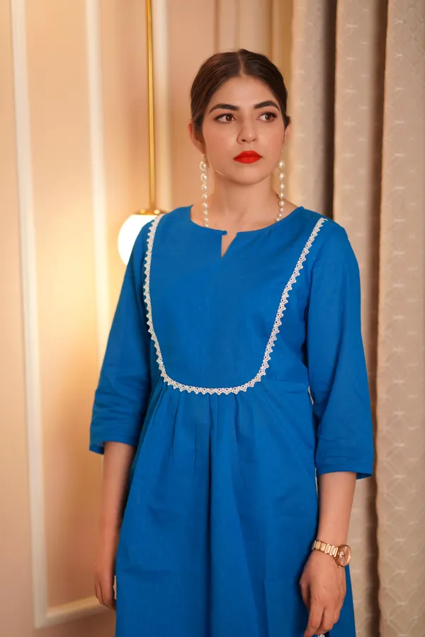 Blue_Cotton_Kurta_Set_For_Women