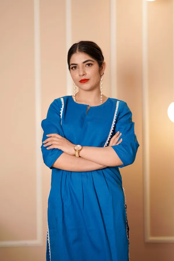 Blue_Cotton_Kurta_Set_For_Women