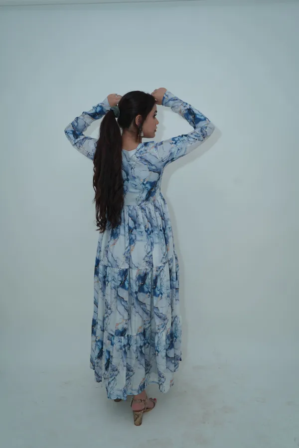 Multicolour_Crape_Flared_Dress_For_Women