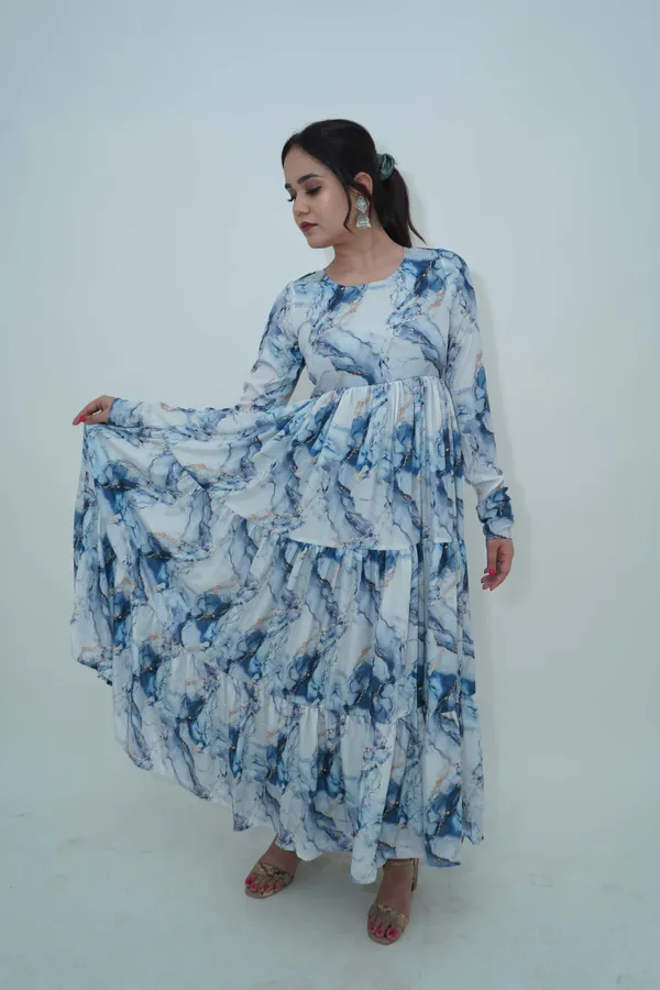 Multicolour_Crape_Flared_Dress_For_Women