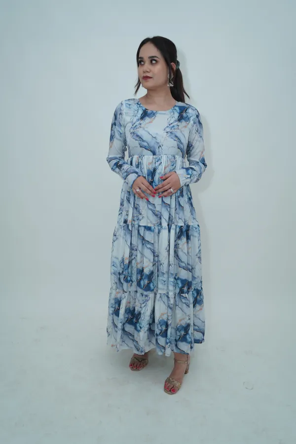 Multicolour_Crape_Flared_Dress_For_Women