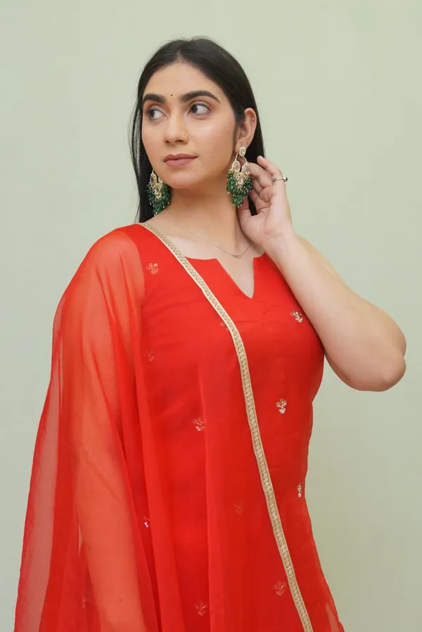 Red_Organza_Garara_Suit_With_Dupatta_For_Women