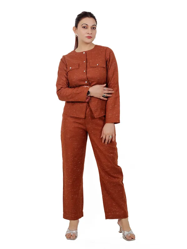 Rust_Pure_Wool_Co-Ord_Set_For_Women