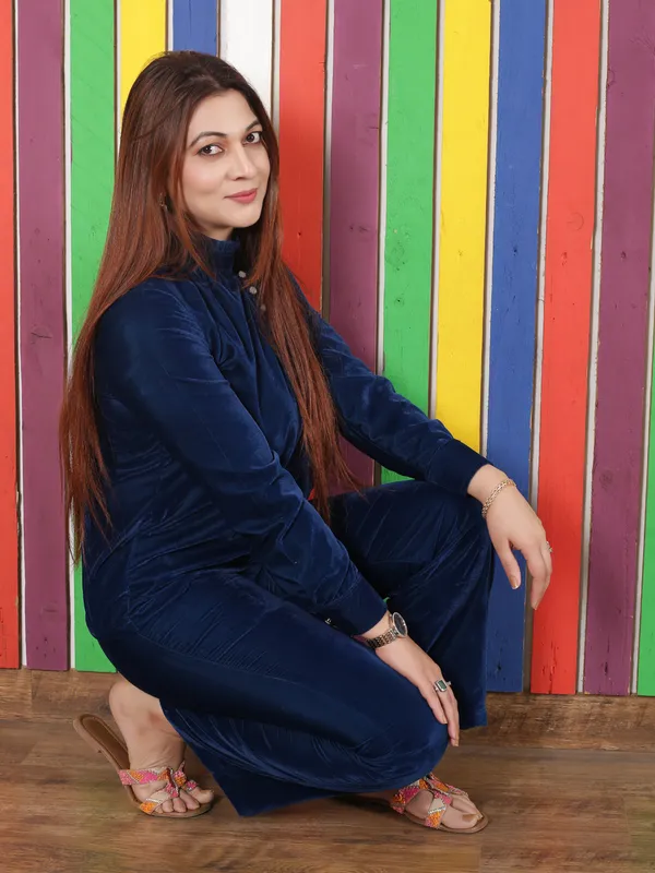 Blue_Velvet_Co-Ord_Set_For_Women