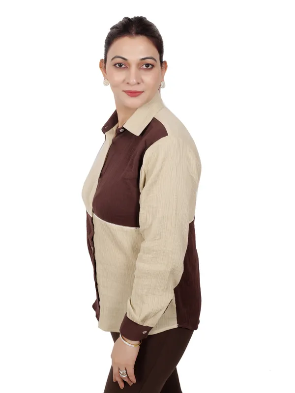 Chocolate_Brown_Shirt_For_Women