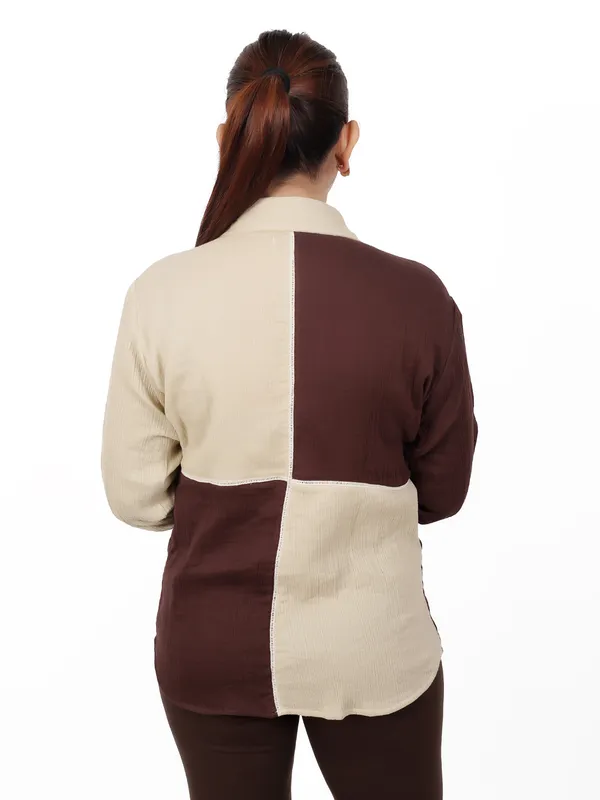 Chocolate_Brown_Shirt_For_Women