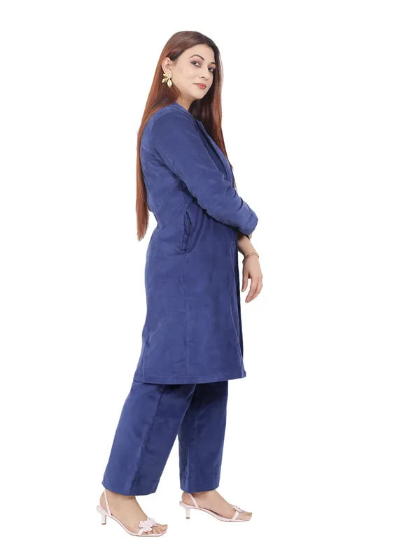 Blue_Co-Ord_Set_With_Jacket_For_Women