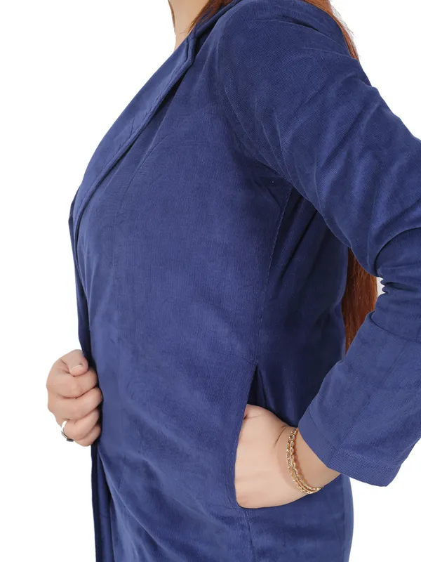 Blue_Co-Ord_Set_With_Jacket_For_Women