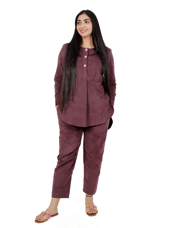 Wine_Co-Ord_Set_For_Women
