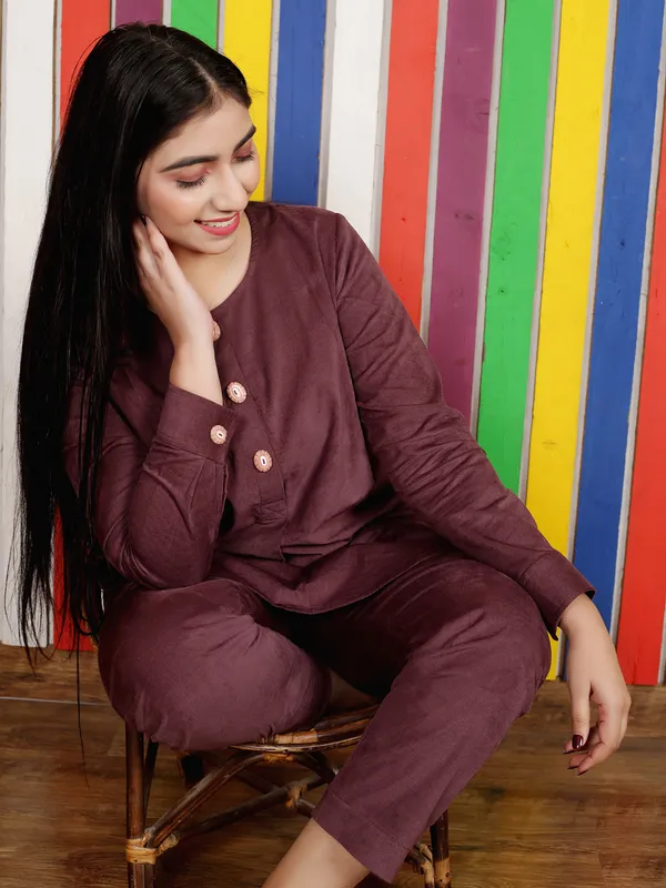 Wine_Co-Ord_Set_For_Women
