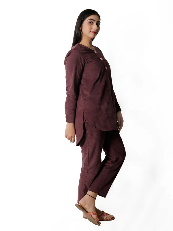Wine_Co-Ord_Set_For_Women