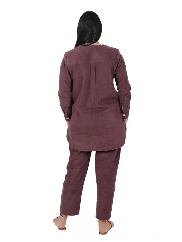 Wine_Co-Ord_Set_For_Women