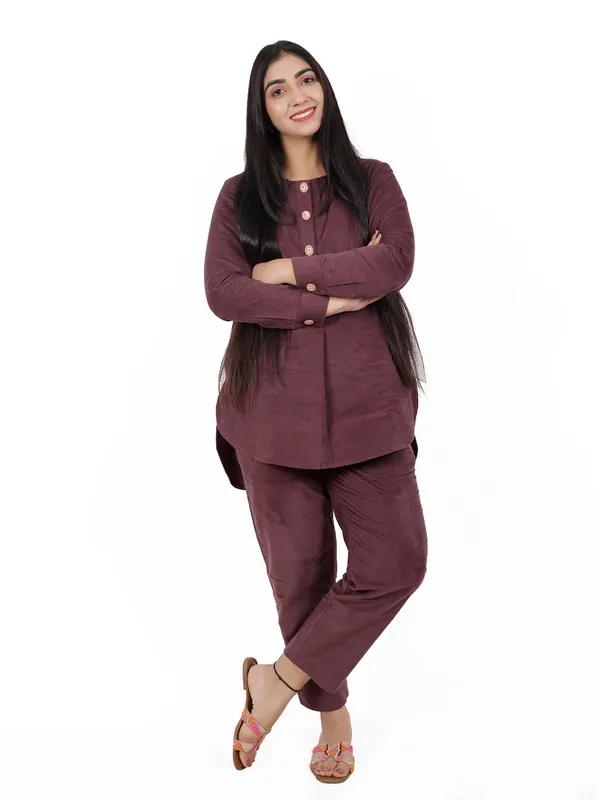 Wine_Co-Ord_Set_For_Women