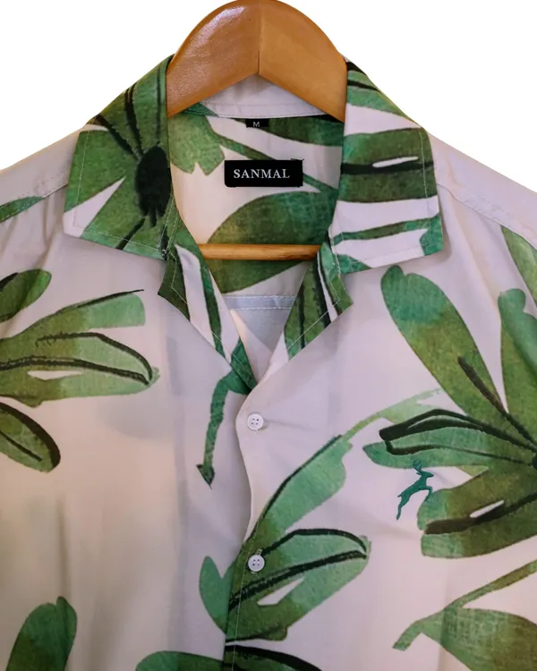 Green_Premium_Printed_Rayon_Shirt_For_Men