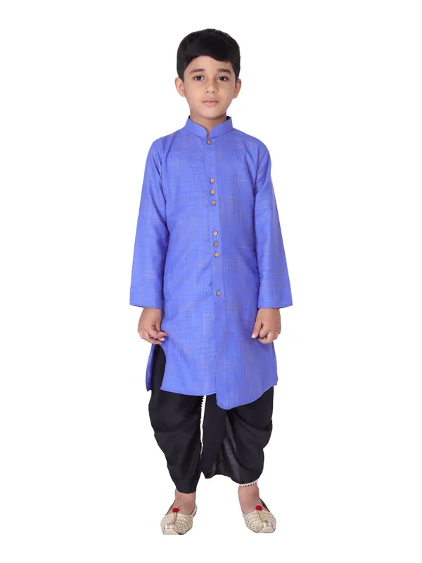 Black_Cotton_Regular_Plain_Dhoti_For_Kids