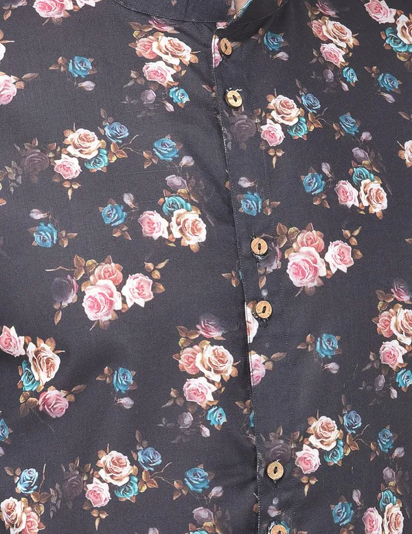 Black_Cotton_Black_Full_Sleeve_Regular_Printed_Kurta_For_Men