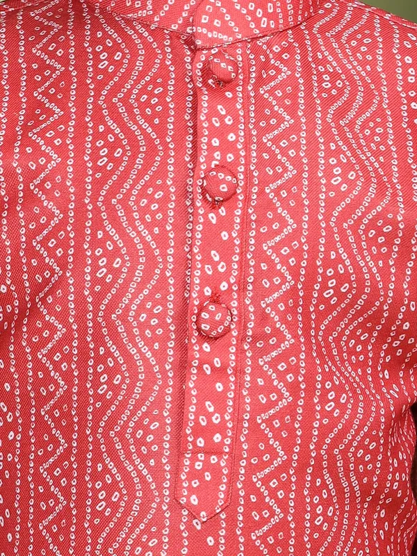 Red_Cotton_Full_Sleeve_Regular_Fit_Printed_Red_Kurta_For_Boy